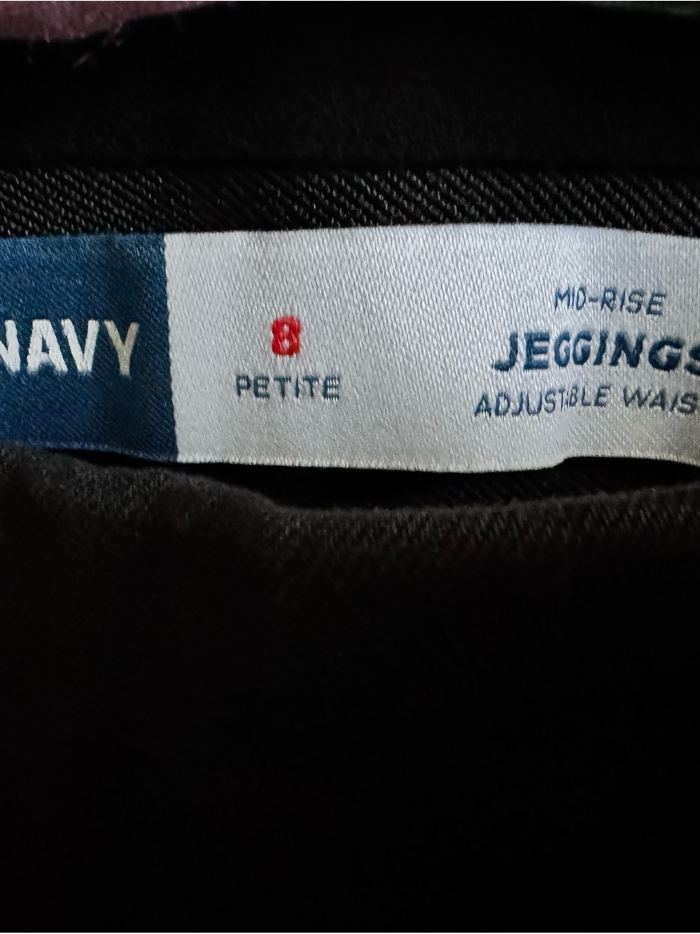 Old Navy Black Slim Stretch Jeggings - Picture 2 of 4